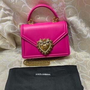 Dolce & Gabbana Pink and Gold Bag